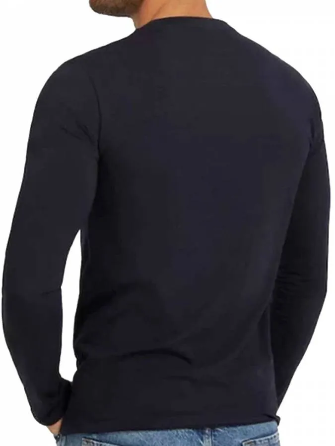 GUESS - Ανδρική μπλούζα Slim Fit M2YI28J1314-G7V2 Μπλε