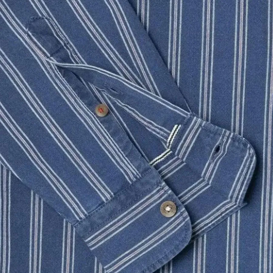 PEPE JEANS - Ανδρικό πουκάμισο PAXTON PM3091189 (561) Indigo Blue