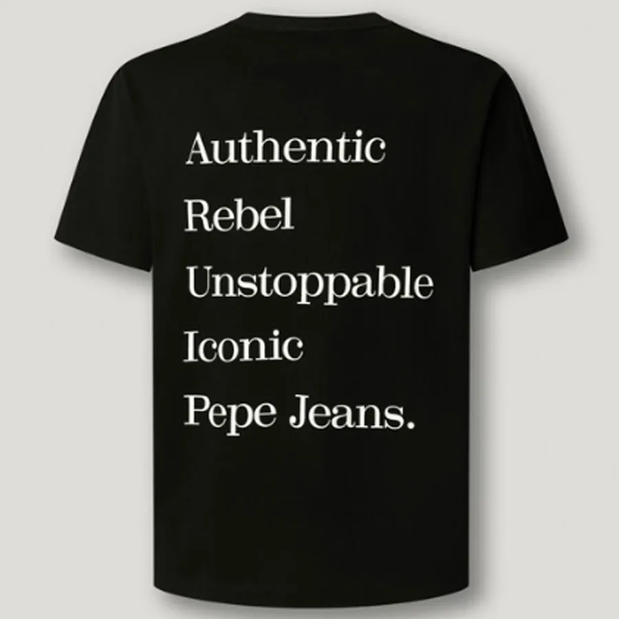 PEPE JEANS - Ανδρικό T-shirt Regular Fit GARRET TEE PM5010166 (999) Black