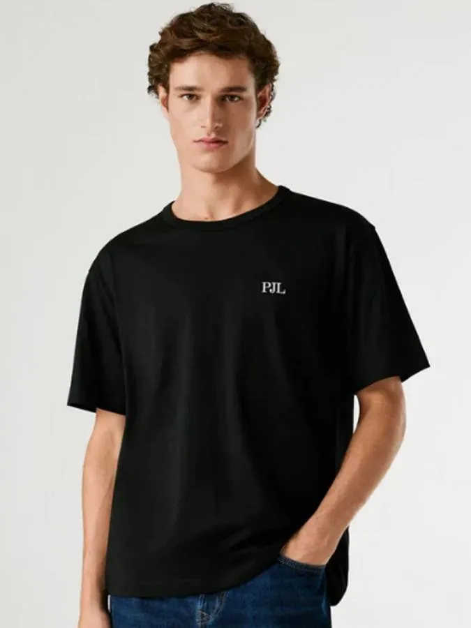 PEPE JEANS - Ανδρικό T-shirt Regular Fit GARRET TEE PM5010166 (999) Black