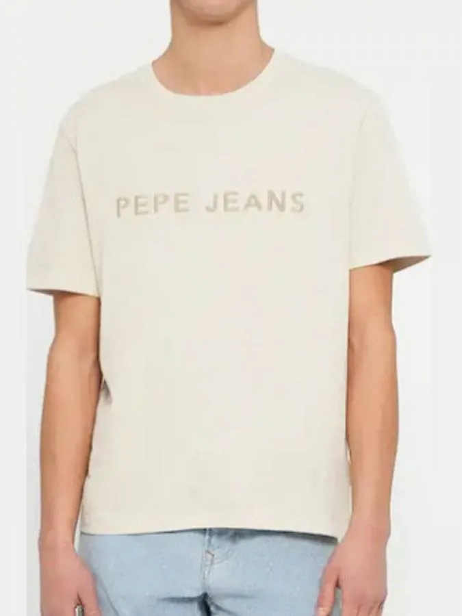PEPE JEANS - Ανδρικό T-shirt Regular Fit MEYER TEE PM5010162 (839) Base Beige