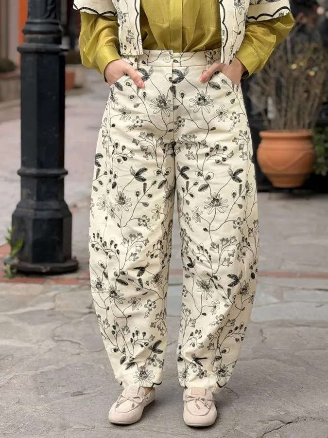 MOUTAKI - Γυναικείο παντελόνι 26.03.79 Multi