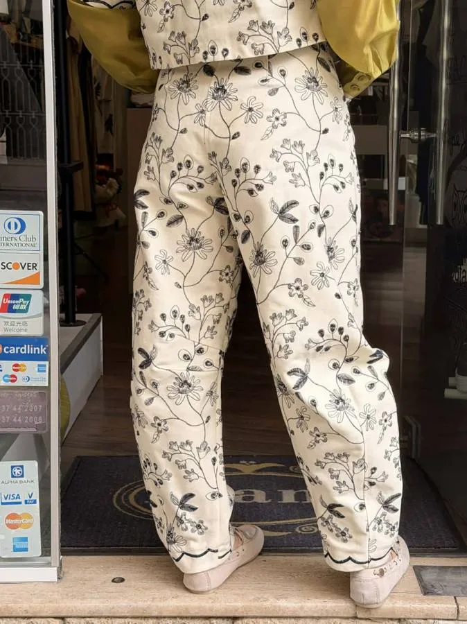 MOUTAKI - Γυναικείο παντελόνι 26.03.79 Multi