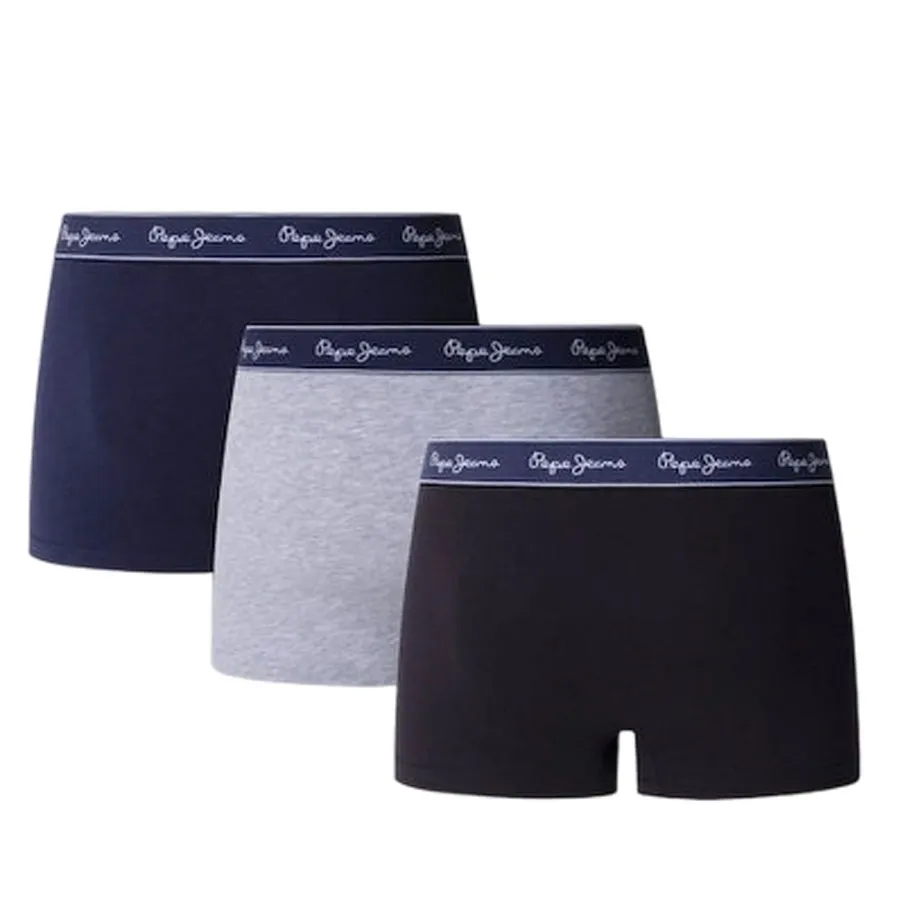 PEPE JEANS - Ανδρικά εσώρουχα PEPE SOLID TK 3P PMU11185 (999) Multi