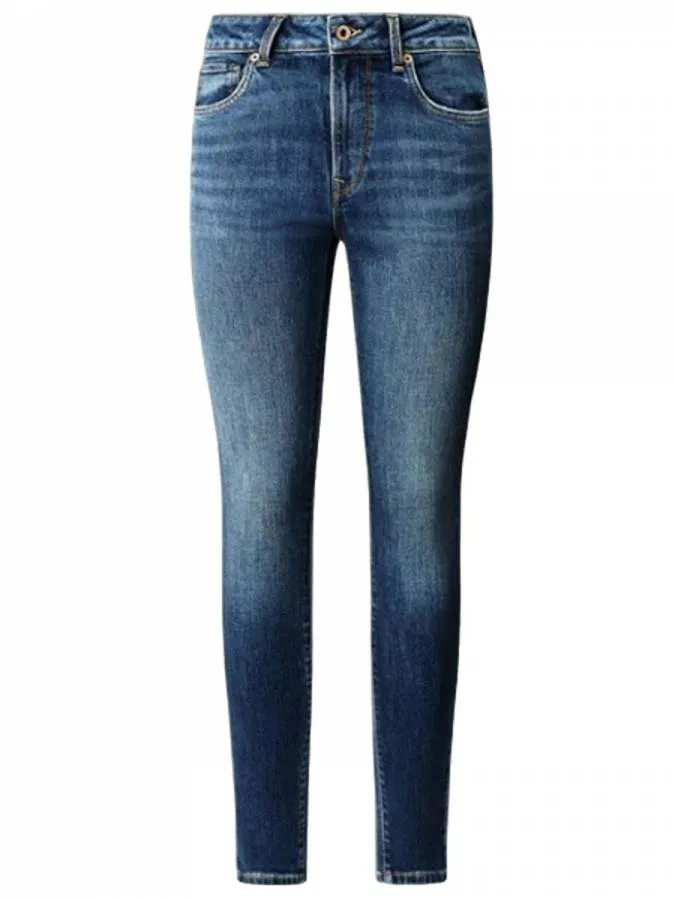 PEPE JEANS - Γυναικείο jean Mid-Rise Skinny Fit Jeans - Regent PL2047288 (000) Denim