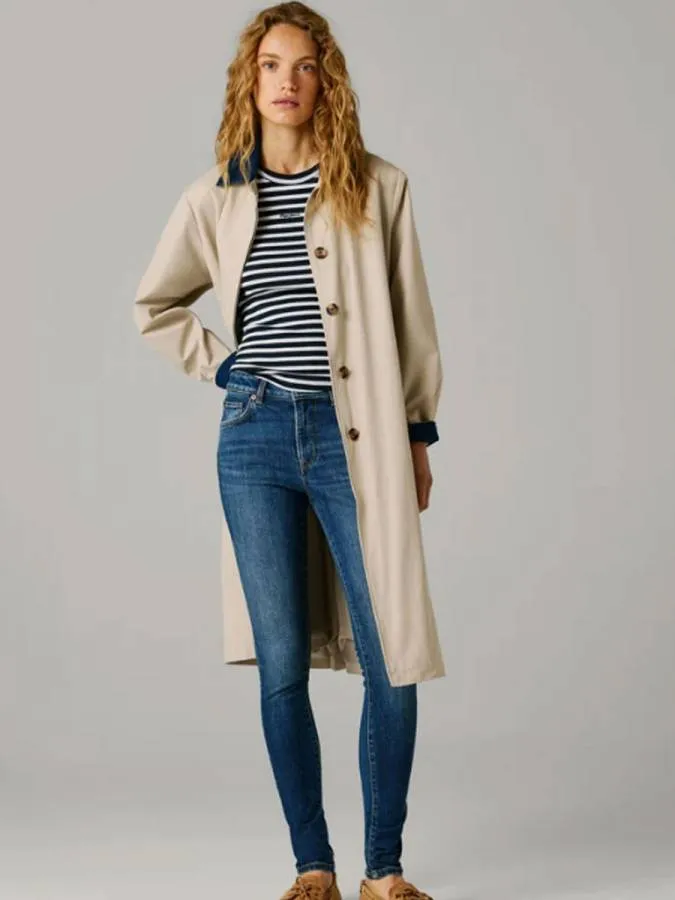 PEPE JEANS - Γυναικείο jean Mid-Rise Skinny Fit Jeans - Regent PL2047288 (000) Denim