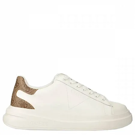 GUESS - Αντρικό Sneakers Elba με λογότυπο 4G FMPVIBLEA12 Λευκό