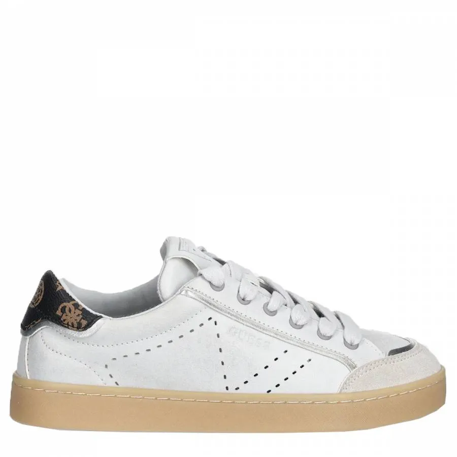 GUESS - Γυναικεία sneakers  JHELL FLPJHEFAL12 Λευκό