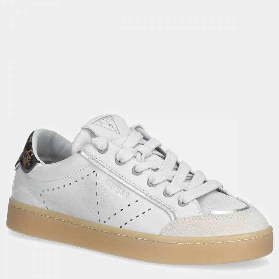GUESS - Γυναικεία sneakers  JHELL FLPJHEFAL12 Λευκό