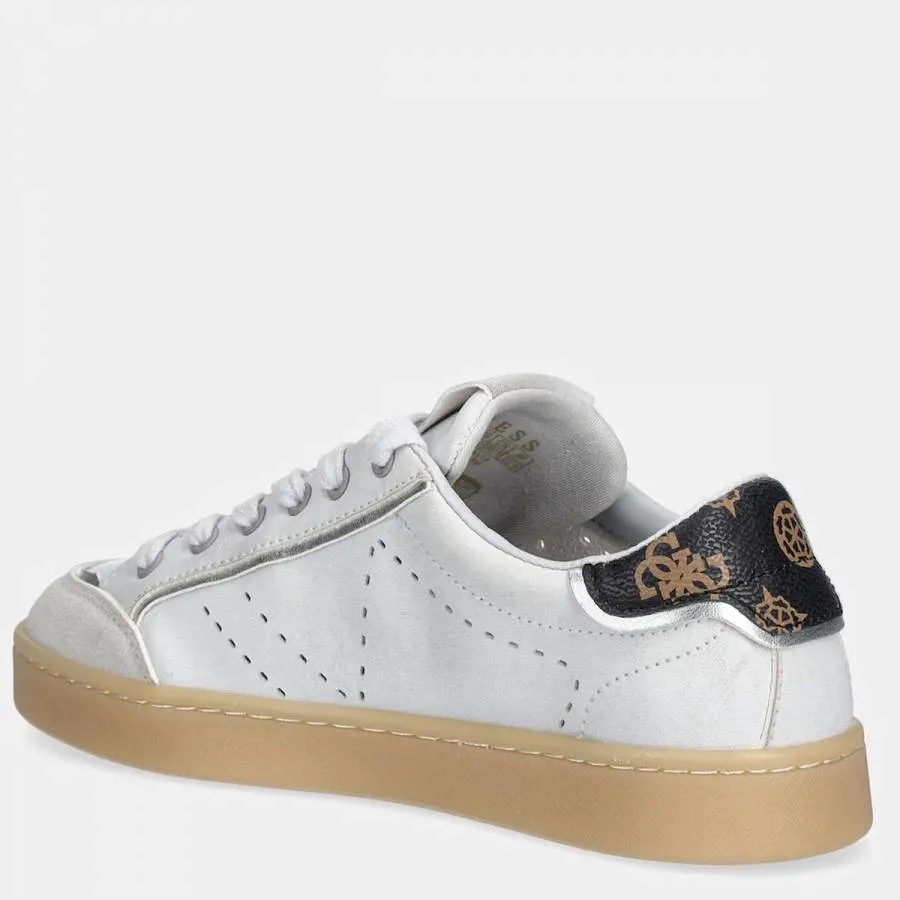 GUESS - Γυναικεία sneakers  JHELL FLPJHEFAL12 Λευκό