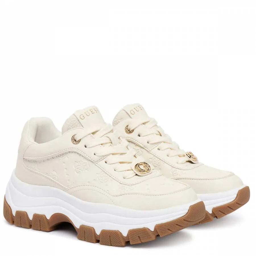 GUESS - Γυναικεία sneakers BERRETT 2 FLFBRTPEL12 CREAM