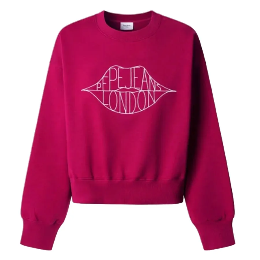 PEPE JEANS - Γυναικεία μπλούζα Crew Neck Logo Sweatshirt PL5800042 (387) Penn Pink