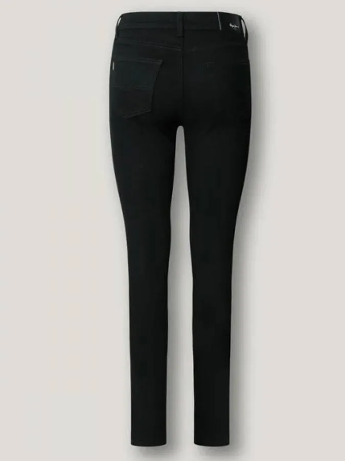 PEPE JEANS - Γυναικείο παντελόνι Mid-Rise Skinny Fit Jeans - Regent PL2047288  (9CA)  Clean Deep Black