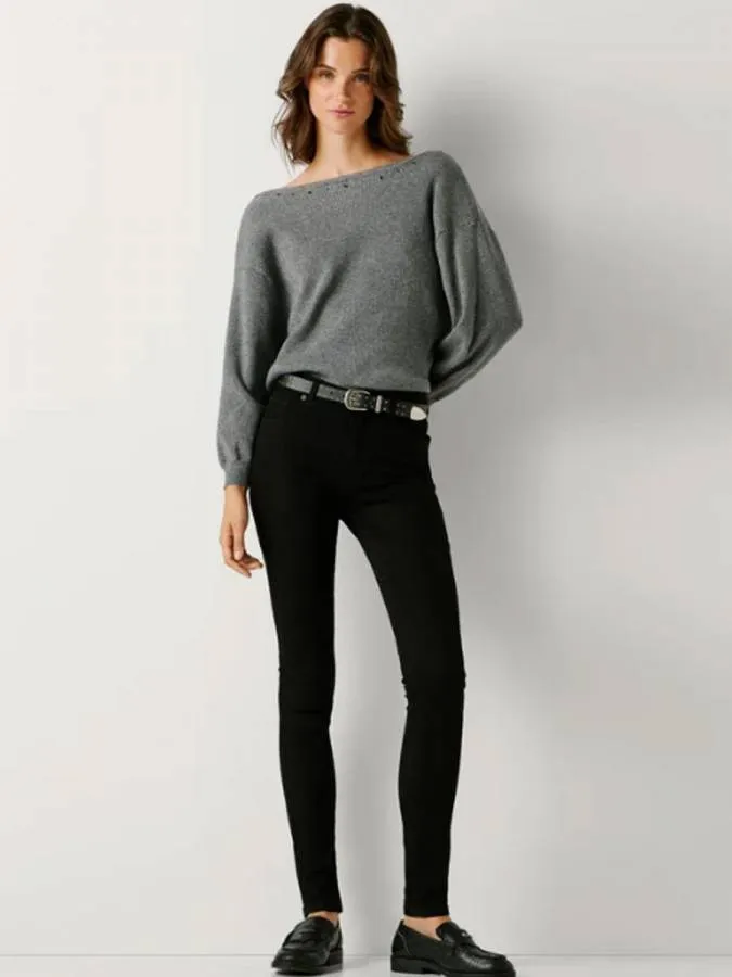 PEPE JEANS - Γυναικείο παντελόνι Mid-Rise Skinny Fit Jeans - Regent PL2047288  (9CA)  Clean Deep Black