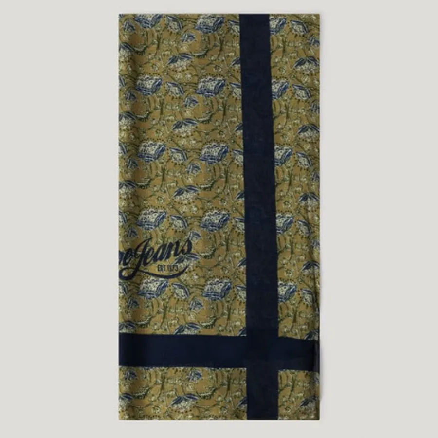 PEPE JEANS - Γυναικείο φουλάρι Floral Print Scarf PL1100027 (597) Deep Sea Blue
