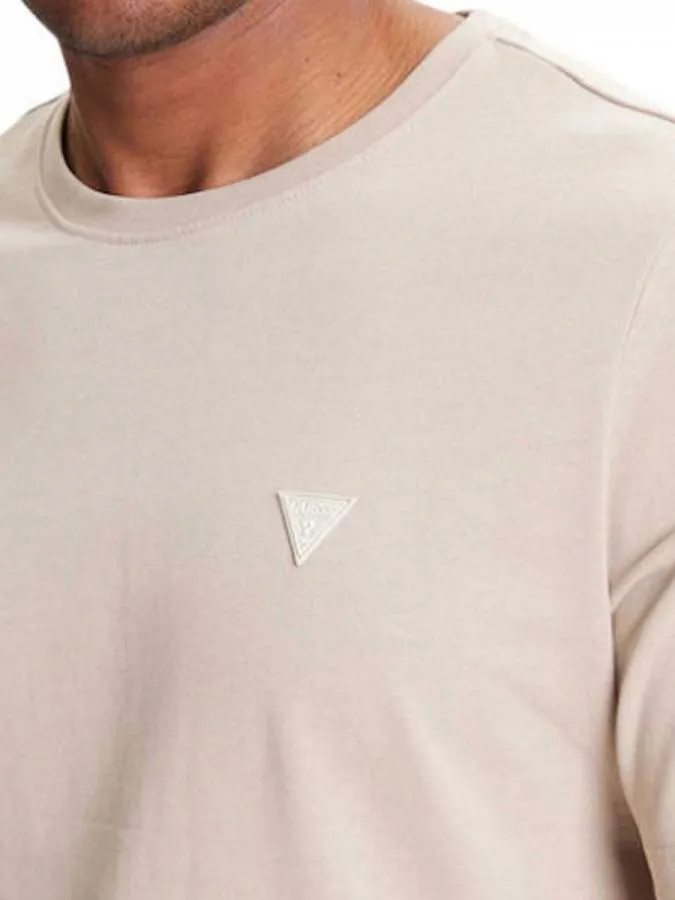 GUESS - Ανδρικό T-shirt Regular Fit M4YI0AKCCM1-G1CA Μπεζ