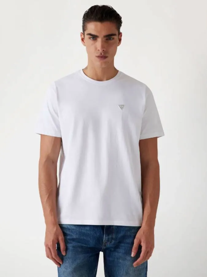 GUESS - Ανδρικό T-shirt Regular Fit M4YI0AKCCM1-G011 Λευκό