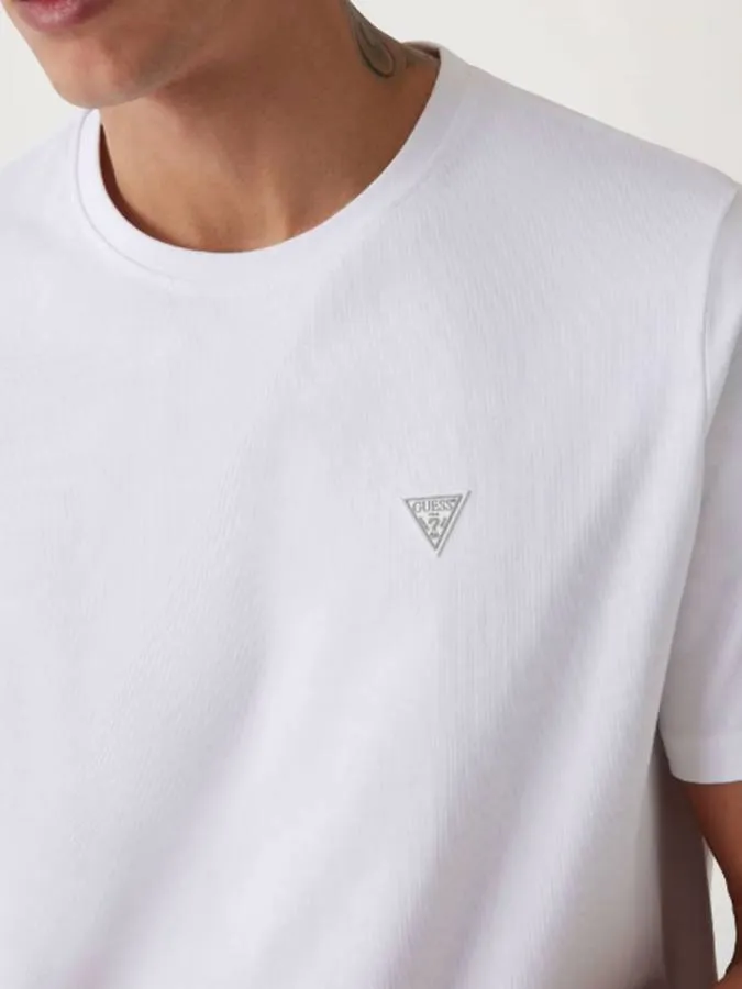 GUESS - Ανδρικό T-shirt Regular Fit M4YI0AKCCM1-G011 Λευκό