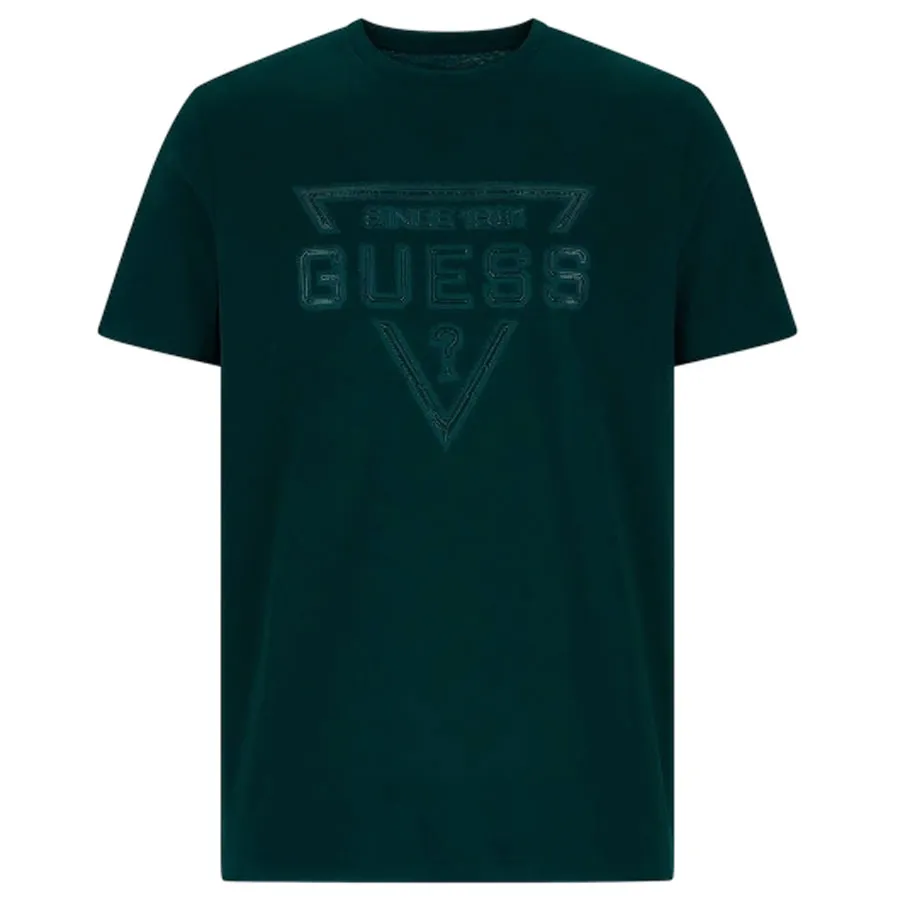 GUESS - Ανδρικό T-shirt Slim Fit M6RI09I3Z14-G8J3 Πράσινο