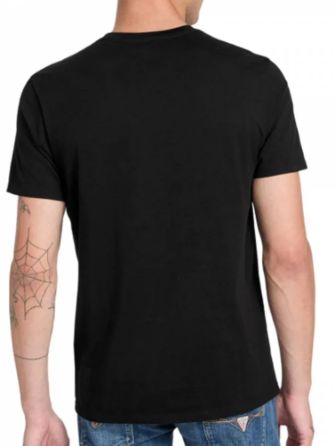GUESS - Ανδρικό T-shirt Slim Fit M6RI09I3Z14-JBLK Μαύρο