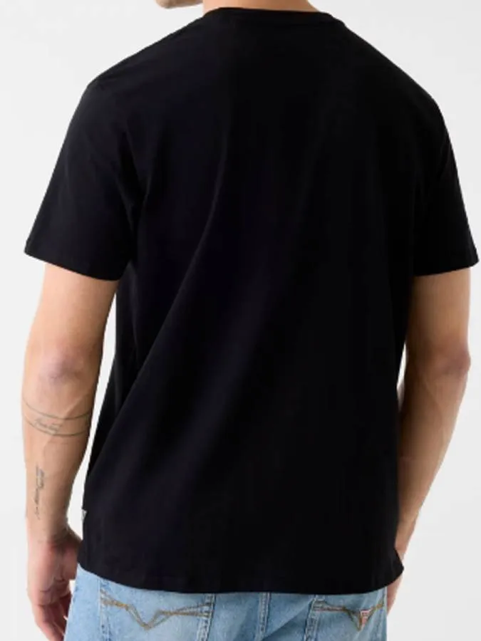 GUESS - Ανδρικό T-shirt Regular Fit M6RI03I3Z14-JBLK Μαύρο