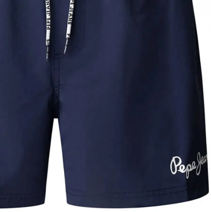 PEPE JEANS - Ανδρικό μαγιό Solid Swimshort PMB100004 (595) Navy