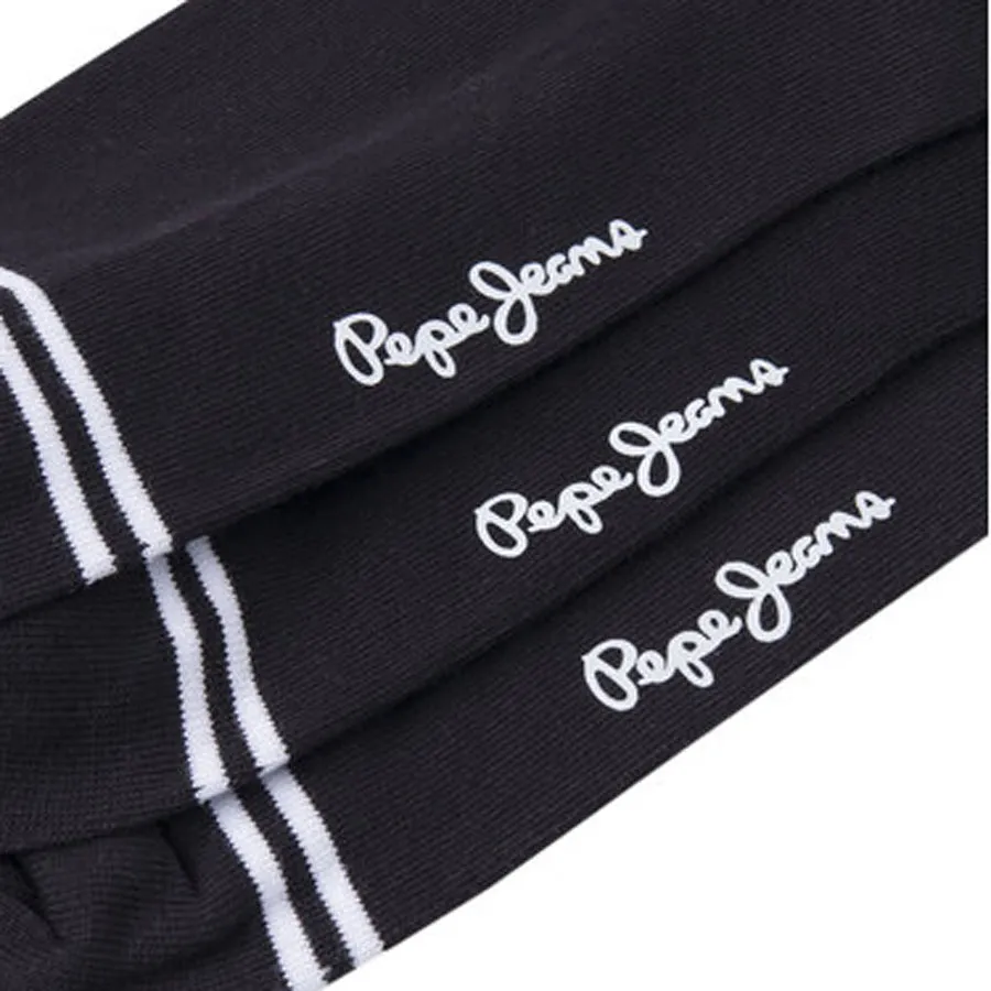 PEPE JEANS  - Γυναικείες κάλτσες PEPE TR 3P PMU30044 (999) Black