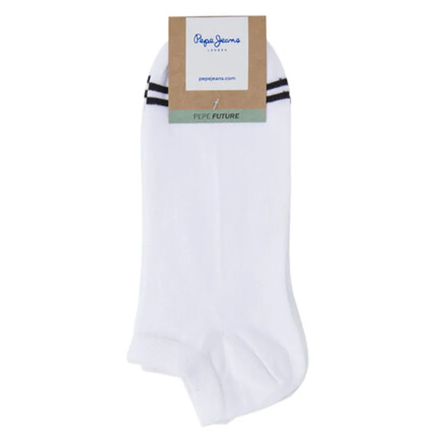PEPE JEANS - Γυναικείες κάλτσες PEPE TR 3P PMU30044 (800) White