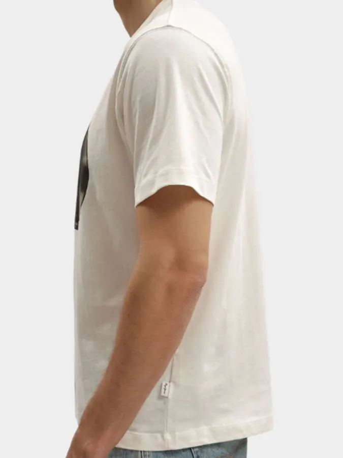PEPE JEANS - Ανδρικό T-shirt  Regular Fit SAWER TEE PM501073 (803) Off White
