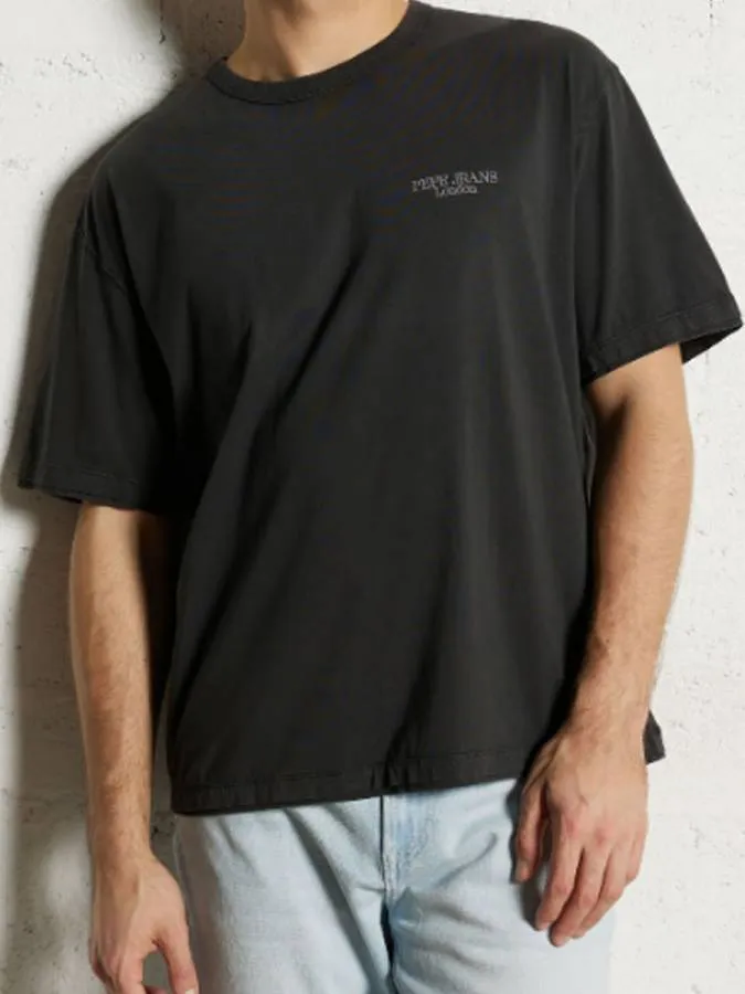 PEPE JEANS - Ανδρικό T-shirt Oversized SPENCER TEE PM5010164 (999) Black