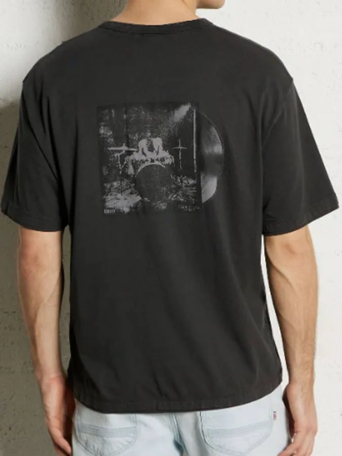 PEPE JEANS - Ανδρικό T-shirt Oversized SPENCER TEE PM5010164 (999) Black