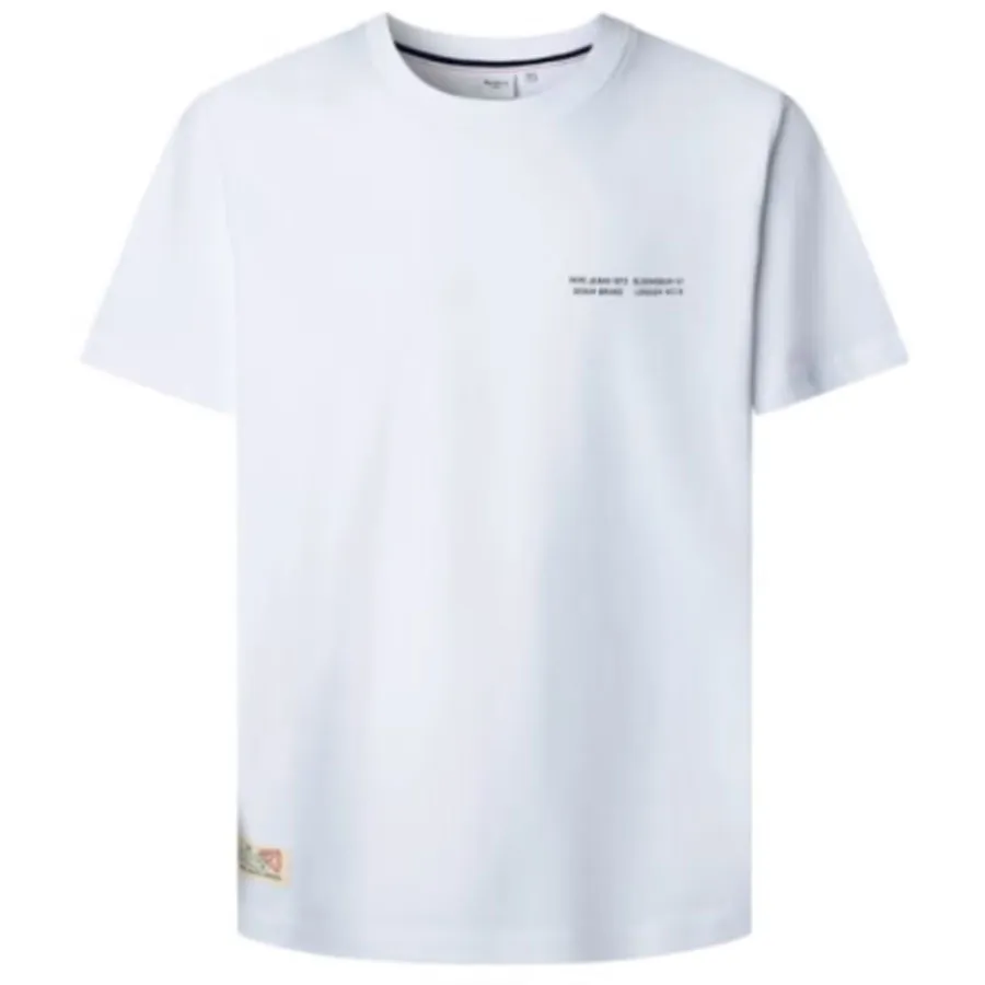 PEPE JEANS - Ανδρικό T-shirt  Regular Fit SEAN TEE PM5010294 (800) White