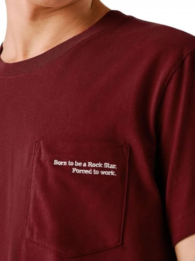 PEPE JEANS - Ανδρικό T-shirt Regular Fit SOMER SS TEE PM5010165 (287) Currant Red