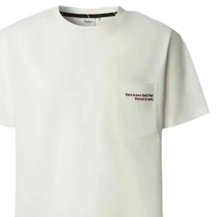 PEPE JEANS - Ανδρικό T-shirt Regular Fit SOMER SS TEE PM5010165 (803) Off White