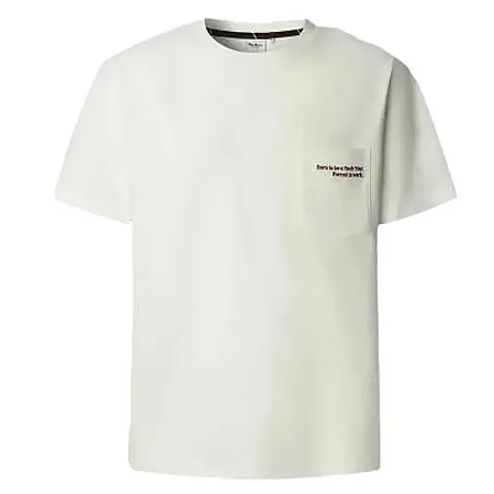 PEPE JEANS - Ανδρικό T-shirt Regular Fit SOMER SS TEE PM5010165 (803) Off White