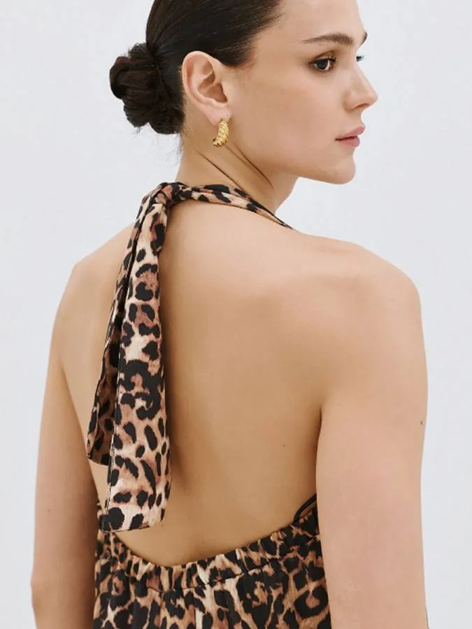 ACCESS - Γυναικείο φόρεμα 63-3400-LEOPAR