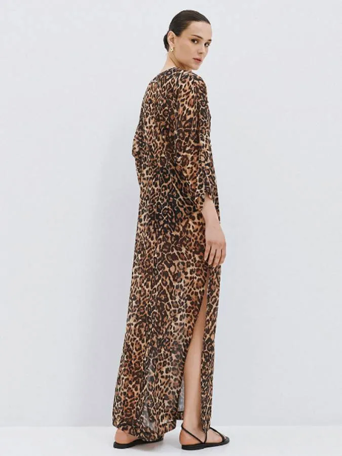 ACCESS - Γυναικείο φόρεμα 63-3413-LEOPAR