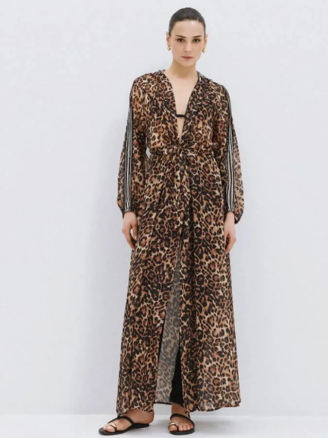 ACCESS - Γυναικείο φόρεμα 63-3441-LEOPAR