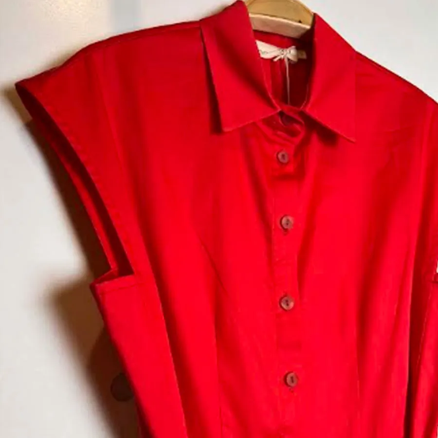 MOUTAKI - Γυναικείο φόρεμα 26.07.15 Κόκκινο