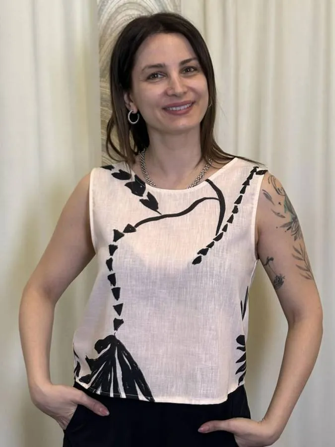 MOUTAKI - Γυναικείο τοπ 26.01.28 Multi