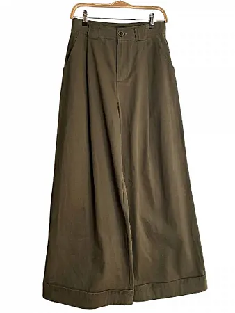 LUMINA - Γυναικεία παντελόνα LC260110 Verde Militaire