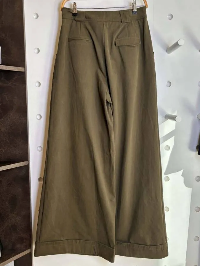 LUMINA - Γυναικεία παντελόνα LC260110 Verde Militaire