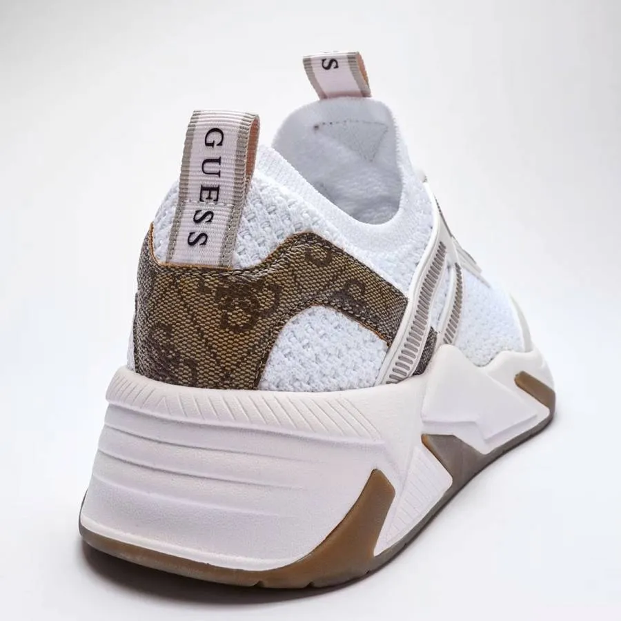 GUESS - Γυναικεία sneakers Genga FLPGENFAP12 Λευκό