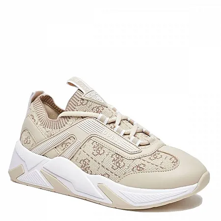 GUESS - Γυναικεία sneakers Genga FLPGENFAP12 Πολύχρωμο/μπεζ
