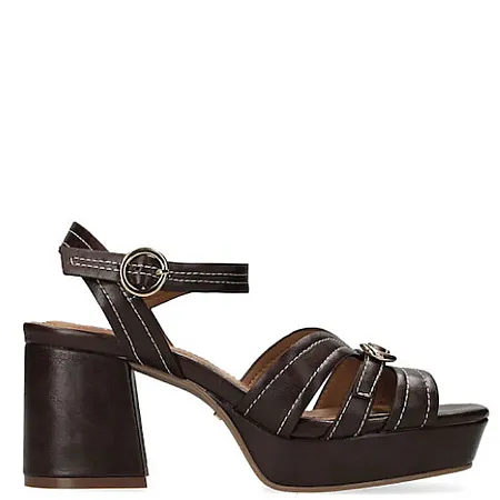 MEXX - Γυναικεία πέδιλα TOBIE NICKY MI001603061W-2006 Dark Cognac