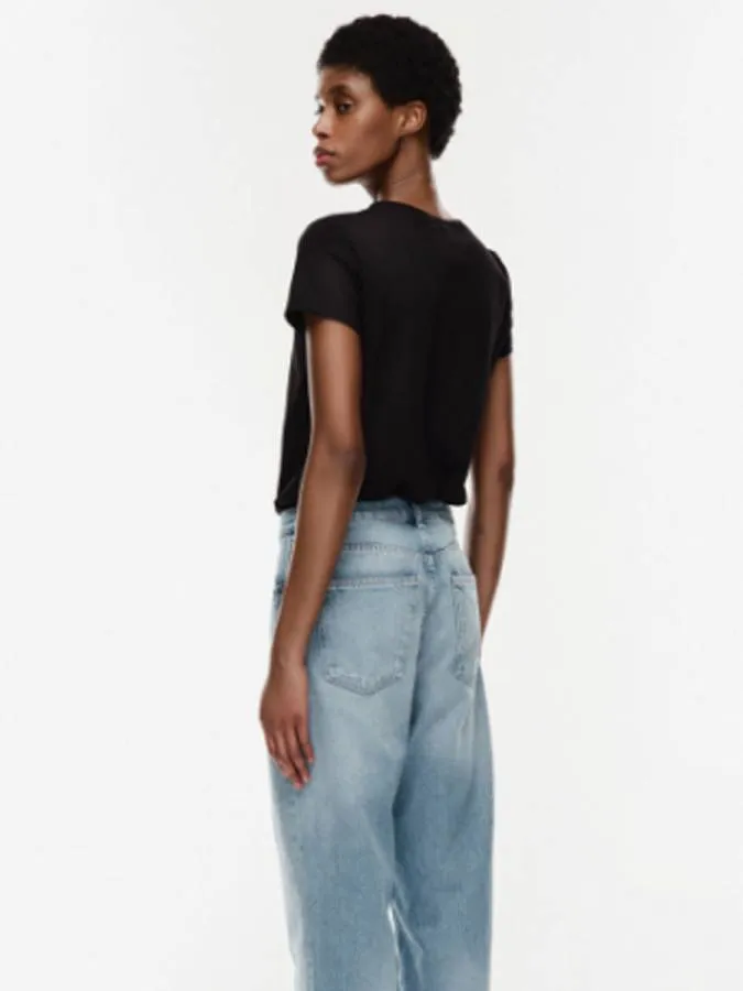 LUMINA - Γυναικείο T-shirt L5511 Μαύρο