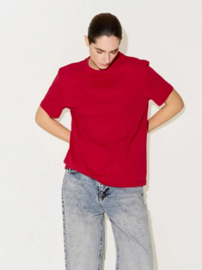 LUMINA - Γυναικείο T-shirt L5511 Κόκκινο