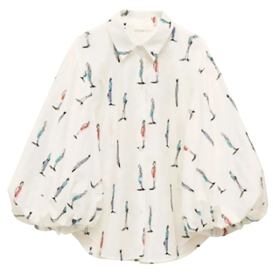 LUMINA - Γυναικείο πουκάμισο LC260104 Λευκό