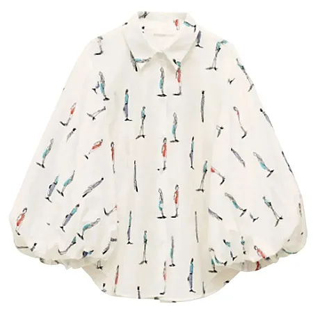 LUMINA - Γυναικείο πουκάμισο LC260104 Λευκό