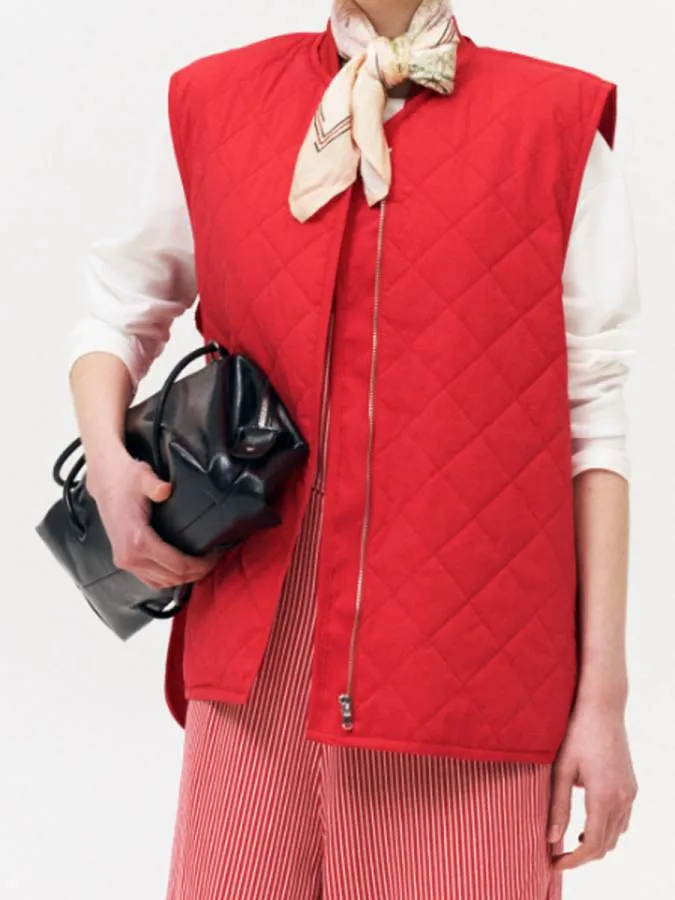 LUMINA - Γυναικείο γιλέκο LD5178 Κόκκινο